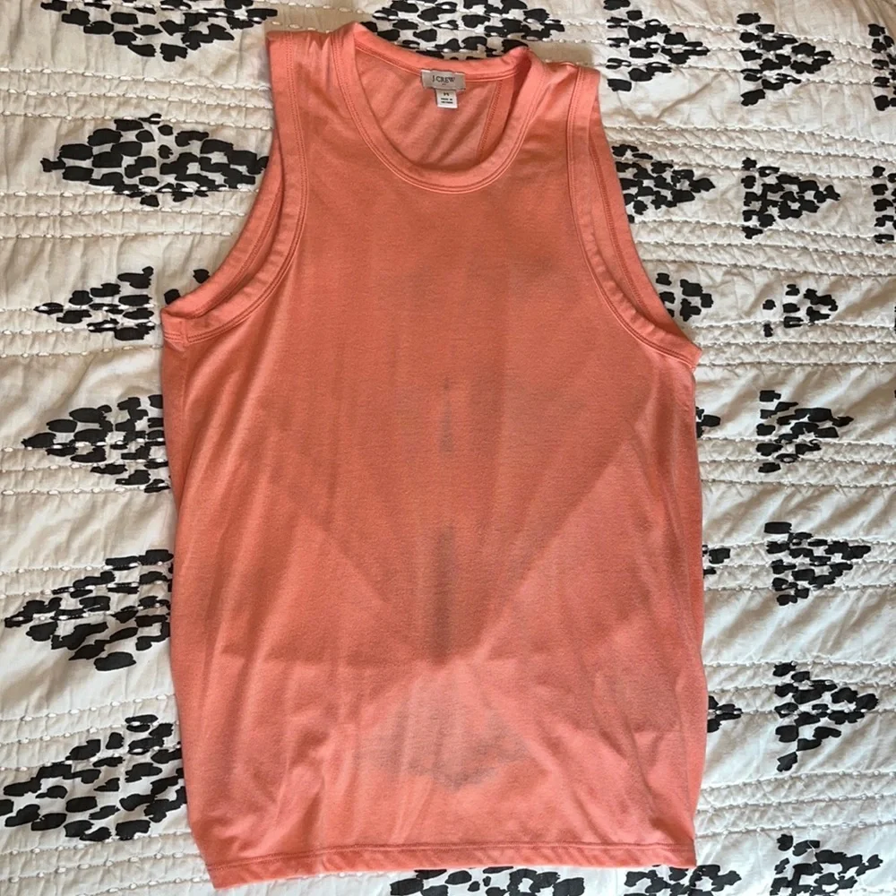 J. Crew Coral Sleeveless Tank Top